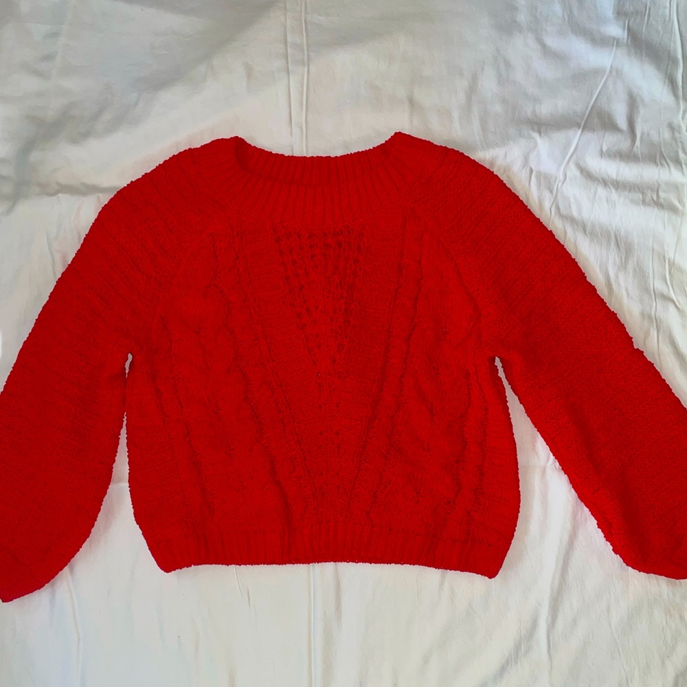 Jun & Ivy Red Sweater Small